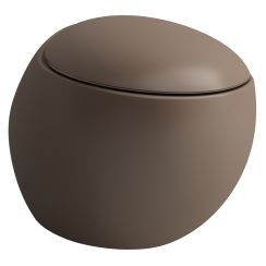 Laufen Il Bagno Alessi WC-Becken hängend Spülrandlos braun Matte H8209711880001