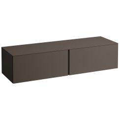 Laufen Il Bagno Alessi Schrank mit Arbeitsplatte 160x50x37 cm Unterschrank hängend kastanie H4303300974291
