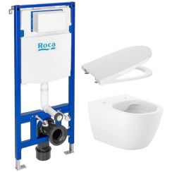 Satz toilettenschüssel Roca Ona A346687S00, unterputzrahmen Roca Duplo One A890070020, A801E12001