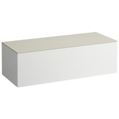 Laufen Il Bagno Alessi Schrank mit Arbeitsplatte 120x50x37 cm Unterschrank hängend weiß H4313000972601
