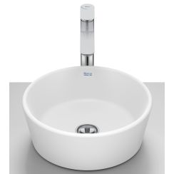 Roca Optica Waschbecken 35x35 cm rund Aufsatzwaschbecken weiß A327B15620