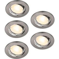 Nordlux Canis Eingebaute Lampe 5x4.7 W nickel 49750155