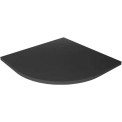 New Trendy Nex Shade Halbrunde Duschwanne 90x90 cm anthrazit B-0498