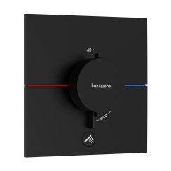 Hansgrohe ShowerSelect Comfort E Duschbatterie Unterputz mit Thermostat schwarz 15575670