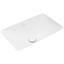 Villeroy & Boch Loop & Friends waschbecken 45x28 cm rechteckig unterblattig weiß 4A560001