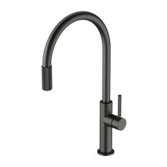 Omnires Switch Küchenarmatur mit Filter Stehend grafit/grau SW9057-FD1GR