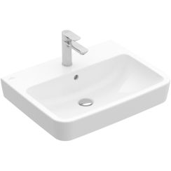 Villeroy & Boch O.Novo umywalka 65x46 cm częściowo wpuszczana prostokątna Weiss Alpin 4A41KGR1
