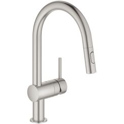 Grohe Minta Küchenarmatur Stehend SuperSteel 32321DC2