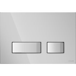 Cersanit Movi Betätigungsplatte für Toilette glänzender Chrom K97-515