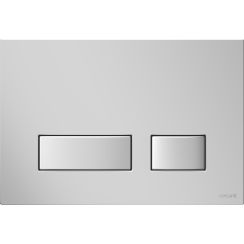 Cersanit Movi Betätigungsplatte für Toilette mattchrom K97-513