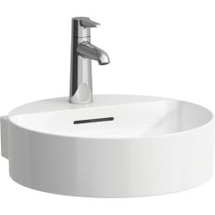 Laufen Val Waschbecken 42.5x40 cm rund Klassisch-Möbel weiß H8112810001091