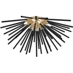 Zuma Line Urchin Deckenlampe 6x42 W schwarz-gold C0491-06B-F7BC