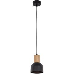 TK Lighting Cairo Pendelleuchte 1x15 W schwarz-holz 4894