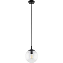 TK Lighting Esme Pendelleuchte 1x15 W schwarz-transparent 3267