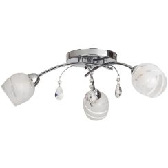 Rabalux Melissa Deckenlampe 3x60 W weiß-chrom 2621