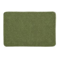 Kleine Wolke Marco Badezimmerteppich 60x50 cm rechteckig grün 9184612433