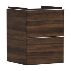 Hansgrohe Xelu Q Kabinett 48x49.5x60.5 cm Unterschrank hängend nuss-chrom 54022000