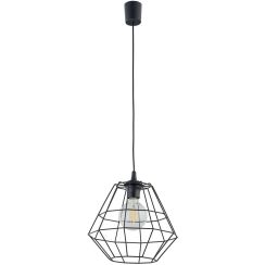 TK Lighting Diamond Pendelleuchte 1x15 W schwarz 6206