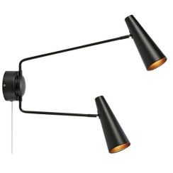 Markslöjd Peak Leuchter 2x40 W schwarz 108690