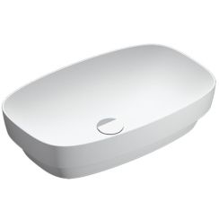 Catalano Green waschbecken 60x38 cm oval eingelassen-nabla-förmig weiß 0624600021