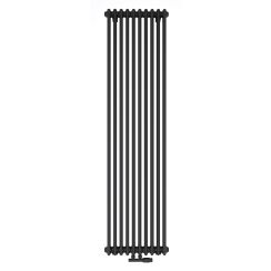 Luxrad Columnus 3 Designheizkörper 180x47 cm podłączenie unter schwarz COL31800470S040ZDC