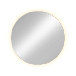 Baltica Design Tiny Border Bright Spiegel 60x60 cm rund mit Beleuchtung weiß 5904107910390