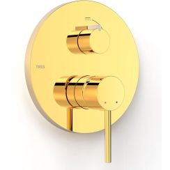 Tres Selection badewannen- und duscharmatur Unterputz gold 26228110OP