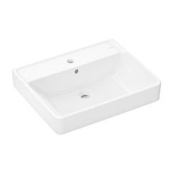 Hansgrohe Xanuia Q Waschbecken 60x48 cm rechteckig Klassisch-Aufsatzwaschbecken weiß 60243450