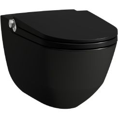 Laufen Riva Dusch-WC hängend Spülrandlos schwarz H8206917160001