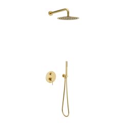 Excellent Pi Duschset Unterputz mit Regenbrause gold AREX.SET.1247GB