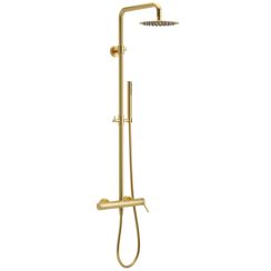 Excellent Pi Duschset Wandmontage mit Regenbrause gold AREX.1281GB