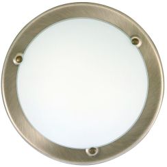 Rabalux Ufo Decke 2x60 W weiß-braun 5233