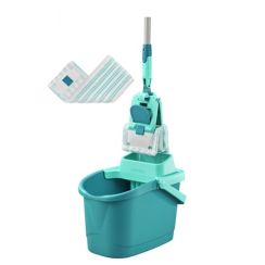 Leifheit PowerClean Mit Eimer und Stock wischen 55515