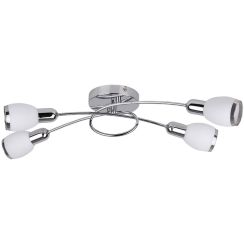 Rabalux Elite Deckenlampe 4x40 W weiß-chrom 6063