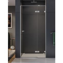 New Trendy Eventa Duschtüren 100 cm aufklappbar chrom Glanz/durchsichtiges Glas EXK-4455