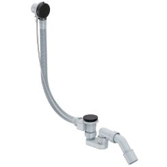 Excellent Simple Siphon mit Überlauf schwarz ARIN.3157BL