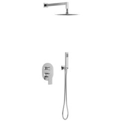 Excellent Glad Duschset Unterputz mit Regenbrause chrom ARNL.SET1145CR
