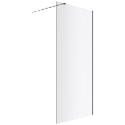 Excellent Vidoq Begehbare Duschwand 80 cm chrom Glanz/durchsichtiges Glas KAEX.1512.0785.2000.06.01