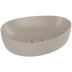 Villeroy & Boch Antao umywalka 51x40 cm owalna nablatowa CeramicPlus Almond 4A7351AM