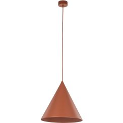 TK Lighting Cono Pendelleuchte 1x15 W braun 10076