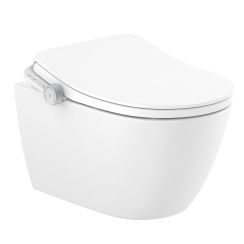 Roca Ona Dusch-WC hängend ohne Kragen weiß A80315FS01