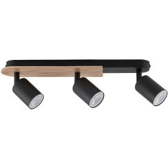 TK Lighting Cover Deckenlampe 3x10 W schwarz 4675