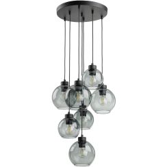 TK Lighting Cubus Pendelleuchte x15 W schwarz 10207