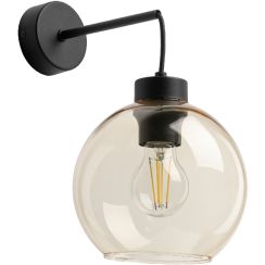TK Lighting Cubus Wandleuchte 1x15 W bernstein 4135