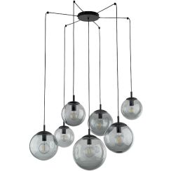 TK Lighting Esme Pendelleuchte x15 W graphit 5385