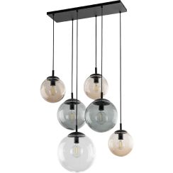 TK Lighting Esme Pendelleuchte x15 W graphit 4819