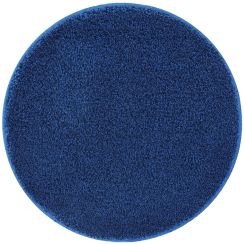 Kleine Wolke Relax Badezimmerteppich 100x100 cm rund blau 5405736521