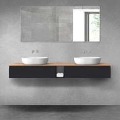 Set Kabinett Oltens Vernal 60010300, Naphtha-Arbeitsplatte Oltens Vernal 63009060, 60020300