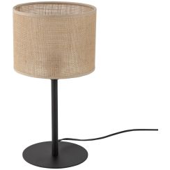 TK Lighting Juta Tischlampe 1x15 W schwarz 5552