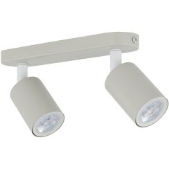 TK Lighting Livia Deckenlampe 2x10 W beige 10239